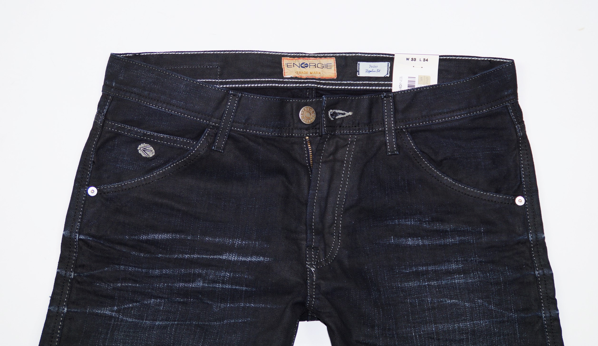 New - Energie - Regular Fit Jeans - Straight Cut - Night Denim Men's ...