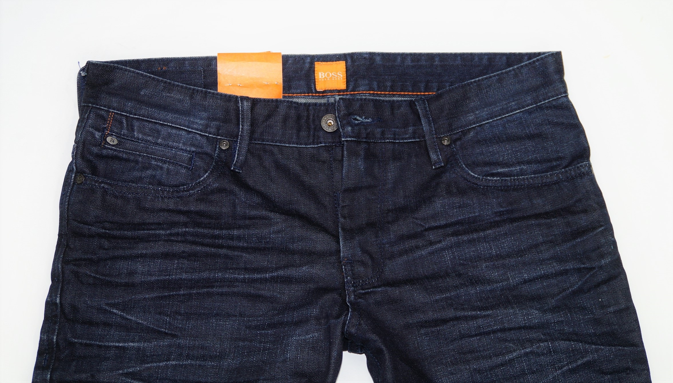 boss jeans orange
